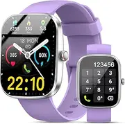 Smart Watch, 1.91" Smartwatch for Men Women (Answer/Make Call), Fitness Tracker with 100+ Sport Modes, IP68 Waterproof, Heart Rate/Sleep Monitor, Spo2, Pedometer, Activity Tracker for Android iOS
