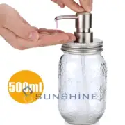 Detergente Para Platos Dispensador De Jabon De Vidrio Liquido Para Manos Jar