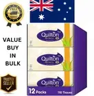 Luxury 3-Ply Aloe Vera Facial Tissues - Bulk Pack of 12 Boxes (110 Tissues Each)