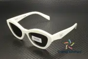 PRADA PR A02S 17K08Z White Dark Grey 52 mm Women's Sunglasses