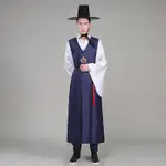 韓國韓服男士傳統宮廷官服古裝長袍衫少數民族朝鮮寫真表演出服H2🌹限時 下殺🌹