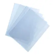 100Pcs 18x12.5 Inch Shrink Wrap Bags, Blue Clear PVC Heat Shrink Wrap