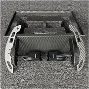 Car Steering Wheel Shift Paddles for P&orsche 992/971.2 Complete Series New Cayenne, New M&acan Modified Carbon Fiber Magnetic Shift Paddles Universal Assembly HTEOPOEKFR