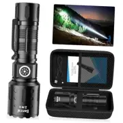 Flashlights 20,000 High Lumens Rechargeable, 1500M Long Throw Super Bright LED