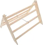 VANZACK Poultry Perch Rack Chicken Coop Ramp Chicken Training Perch Chicks Roosting Bars Chicken Wood Stand Wooden Bird Perch Wood Stand Chicken Perch Chicken Beige Iron