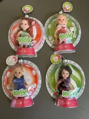 Barbie Kelly Doll - 2006 Happy Holidays - Complete Set Of 4 Ornament - NEW