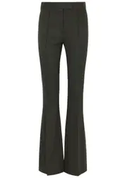 Helmut Lang Bootcut Twill Trousers - Charcoal - 4 (UK8 / S) 4 (UK8 / S)