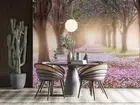 3D Blooming Forest Wallpaper Wall Mural Removable Self-adhesive 211