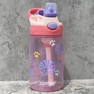 水杯上新美國Contigo康迪克兒童水杯吸管杯幼兒園寶寶防漏防摔塑膠杯水壺喝水杯
