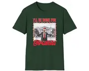 Trump I'll Be Home for Christmas TShirt Humorous Republican Tee