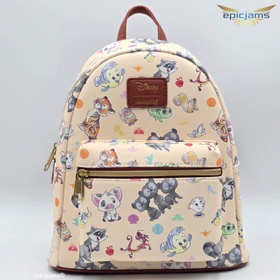 Loungefly Disney Princess Sidekicks Mini Backpack New