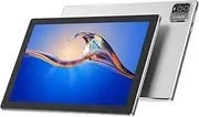 Tablet 10 Inch, Android 14 Tablets 64GB Storage and 1024GB Expand 8GB RAM, 2MP+8MP Dual Camera 1280x800 10.1" IPS HD Display Screen 6000mAh Long Battery Life Support WiFi & BT Tab (Silver)