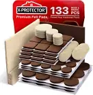 Felt Furniture Pads 133 PCS Premium Furniture Pads - Felt Pads Furniture Feet B