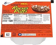 Reeses Puffs Cereal Single Serve Bowl, 1 Oz (Pack of 96)