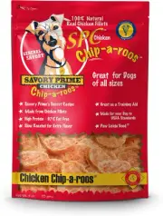 Savory Prime Chicken Chip-A-Roos Jerky Treat, 4-Ounce