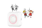 Portable Bluetooth Wireless Mini Printer Heat-Sensitive Print Maker-Pink