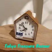 SEIKO Pyxis NR453B Analog Alarm Clock Nature Sounds Birds Chirping Japan FedEx