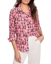 Nic+Zoe Ikat Rings Shirt