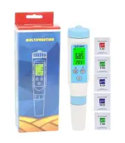 PH EC TEMP Tester Meter 3 in 1 Smart Bluetooth Data Logger Waterproof IP67