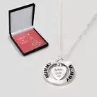 Christmas Necklace, Personalised with Engraving, Gift for Mum, Daughter etc