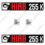 Fits Hiab 255K Decal Kit Crane - 7 YEAR 3M OUTDOOR 3M VINYL!