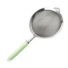 Ingredient Sieve Ergonomic Handle Strainer 304 Stainless Steel Mesh with Fine