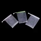 Nylon soap net small drawstring exfoliating mesh soap saver pouch bag sack S;;b