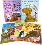 How Do Dinosaurs Collection. 6 Books (How do Dinosaurs say Good Night, Eat Their Food, Learn Colours and Numbers, Get Well Soon, Go To School, Say I Love You)
