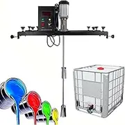 IBC Paint Mixer, 980W Electric Tank Mixer Machine, with Support Hanger, Folding Propeller, for Ink Dissolver Agitator