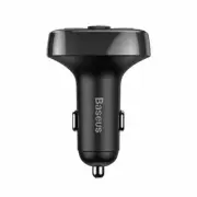 Baseus Car Bluetooth MP3 FM Transmitter Charger - Black
