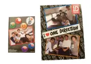 One Direction (1D) Folder with Collectible Locker Poster (School Bus Boys)