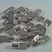 Shelf Pins Spoon Shaped Shelf Support Peg use for 5 shelves 5 mm Nickel 20 pcs