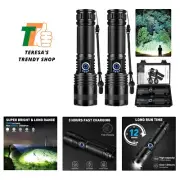 Flashlights High Lumens Rechargeable 2 Pack, Super Bright Led Flashlights wit...