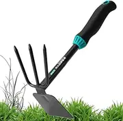 Garden Trowels Hand Tool | 4X Small Planting Shovel Set | Small Digging Transplant Rake for Succulent, Yard, Landscaping, Backpacking