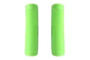 Bulletproof Coloured Rubber Mountain Bike Grips 130mm with Closed Ends Green