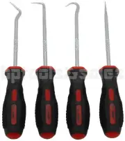 4pc Hook and Pick Tool Set Hose Pick and Cotter Pin Puller for Hoses O-Rings