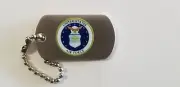 Wholesale Lot of 12 Air Force Dog Tag Lapel Hat Cap Pin Silver Tie Tac FAST SHIP