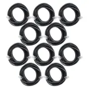 Telephone Line Cord 10 Pack 15 Feet Phone Cord Modular Jack Ends Works for Ph...