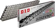 D.I.D 525ZVM-X2-112ZB Steel X-Ring Motorcycle Chain with Cache Joint