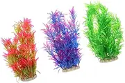 VERDANVERSE 3Pcs Lifelike Artificial Water Grass for Fish Tank Decoration Decorative Aquatic Plants Compact and Lightweight Faux Plants to Enhance Aquarium Landscape