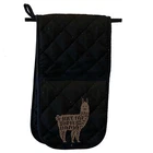 Save The Drama Llama - Funny Novelty Mitt Kitchen Glove Mitts Double Oven Gloves