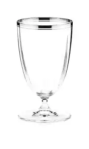 Mikasa Stephanie Platinum Lead Crystal Iced Beverage Glass