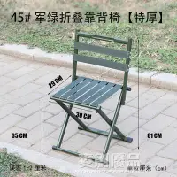 在飛比找樂天市場購物網優惠-折疊椅子戶外便攜靠背馬扎便攜釣椅折疊凳可以裝進背包火車小板凳
