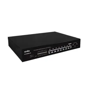 CERIO智鼎CS-2208G-8PA2 2 埠SFP Gigabit + 8埠10/100/1000M Gigabit