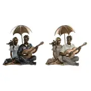 Decorative Figure Dkd Home Decor 18 x 11 x 12.5 Cm 18 x 11 x 17 Cm Multicolour Pair 2 Units