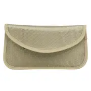 Faraday Bags, 6.5" Signal Blocking Pouch Wallet for Car Keys, Khaki