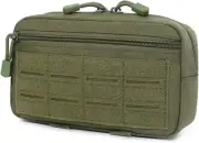 Tactical Molle Horizontal Admin Pouch Multi-Purpose Laser-Cut EDC Tool Pouch Bag