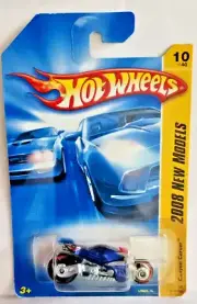 Hot Wheels Canyon Carver Blue Motorcycle 2008 New model 1012A