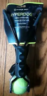 Hyper Pet, Hyper Dog 1 Ball Launcher. Black. New