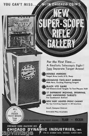 Vtg 1960's Super - Scope Ripple Arcade Coin Operated Machine Ad / Advertisement